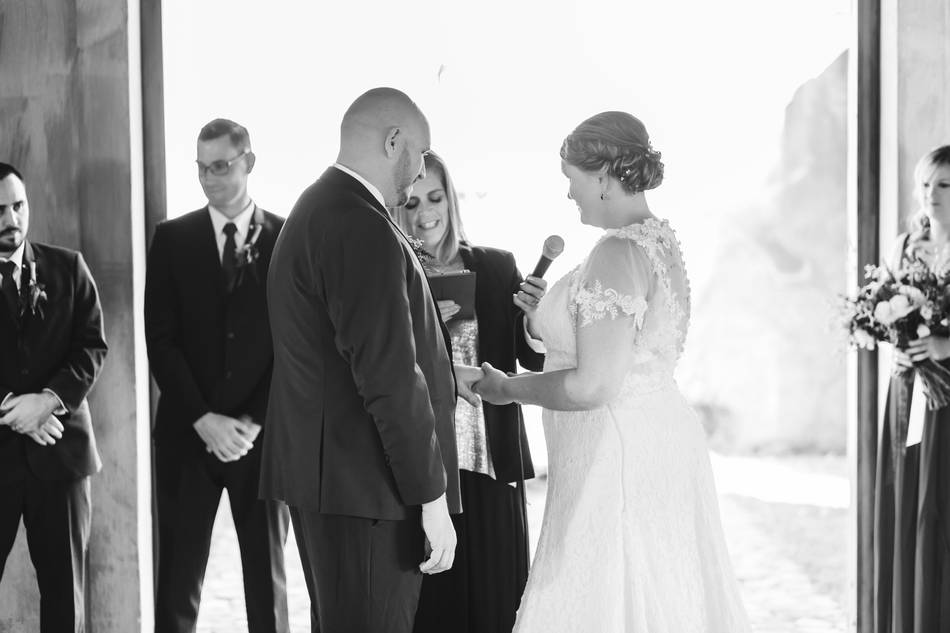 Great-a-tude wedding ceremony moment 1