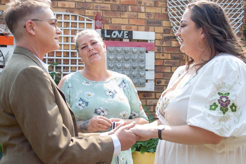 Great-a-tude wedding ceremony moment 10
