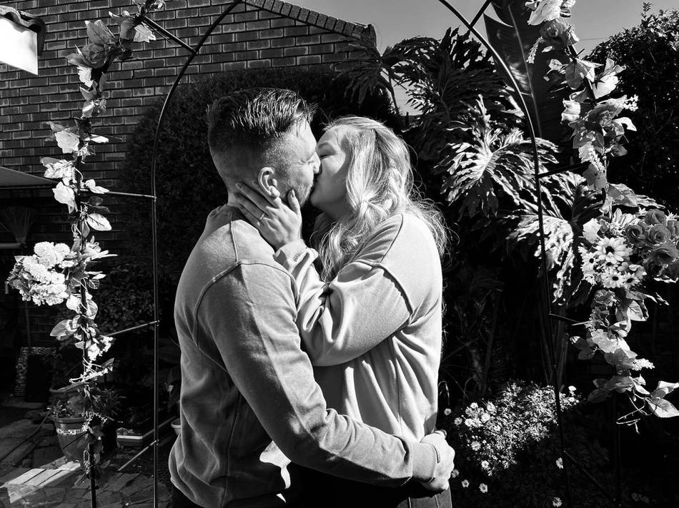 Great-a-tude wedding ceremony moment 17