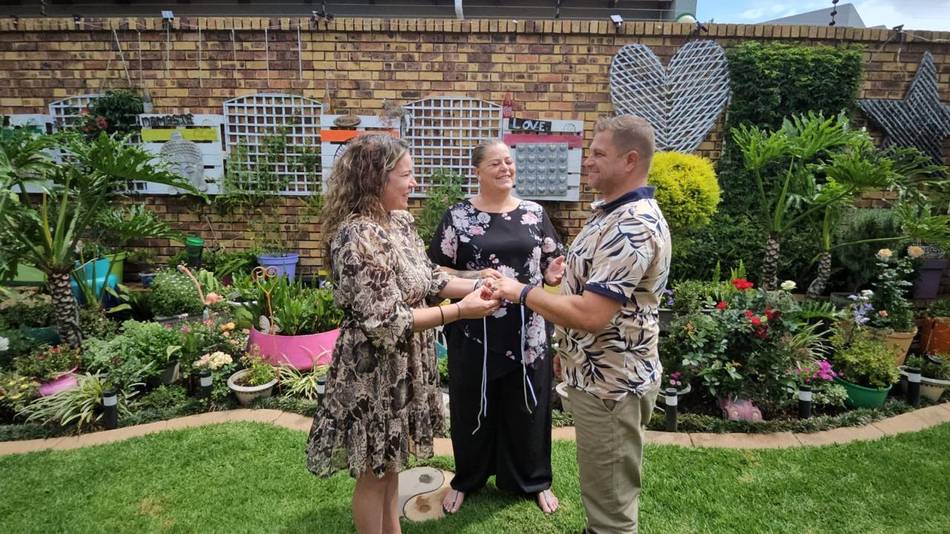 Great-a-tude wedding ceremony moment 21