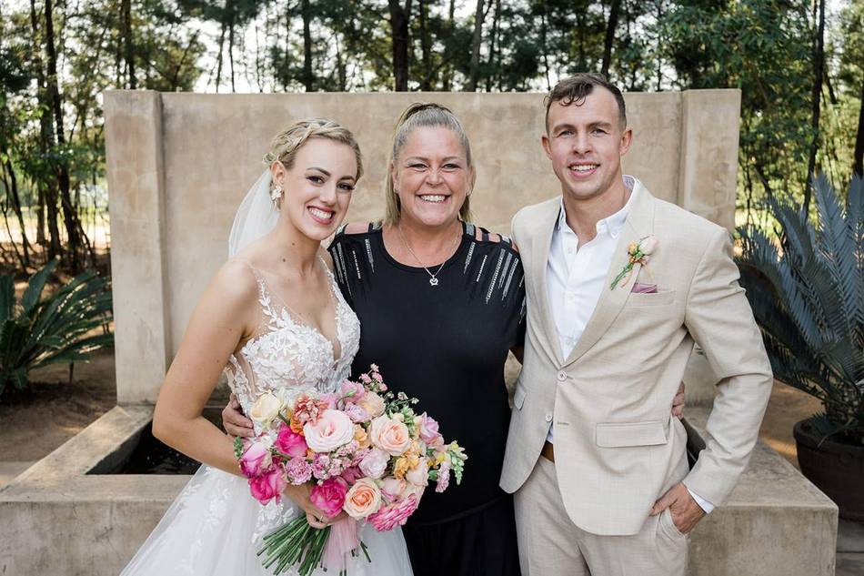 Great-a-tude wedding ceremony moment 23