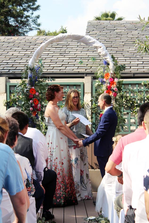 Great-a-tude wedding ceremony moment 29