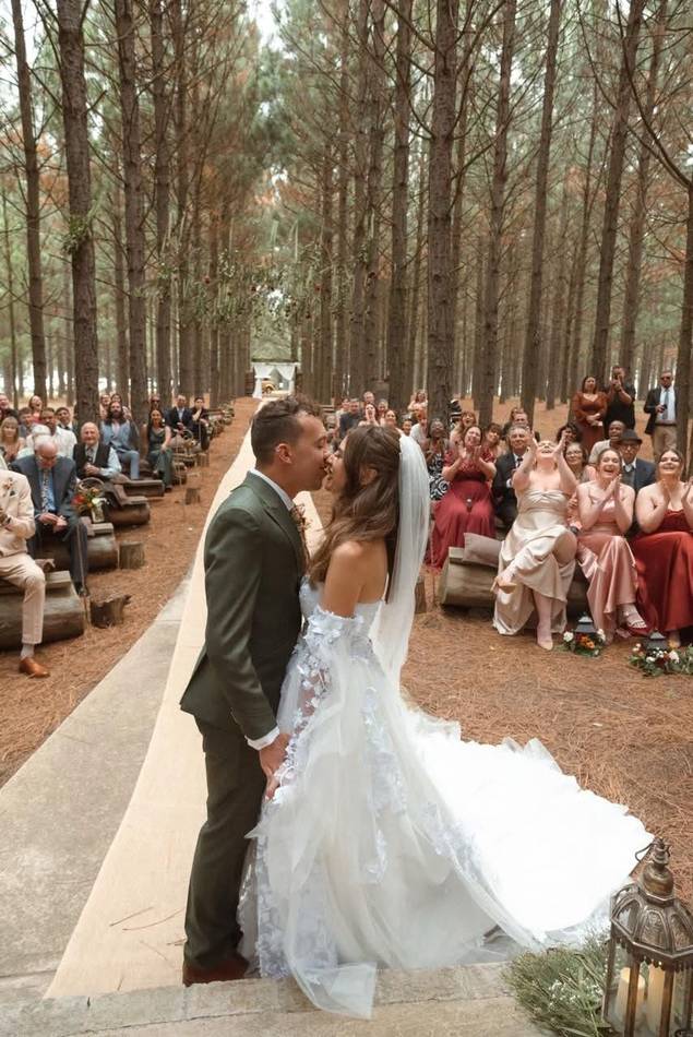 Great-a-tude wedding ceremony moment 36