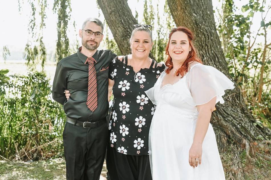 Great-a-tude wedding ceremony moment 37