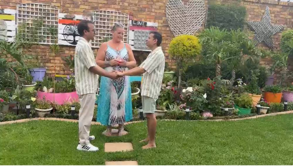 Great-a-tude wedding ceremony moment 42