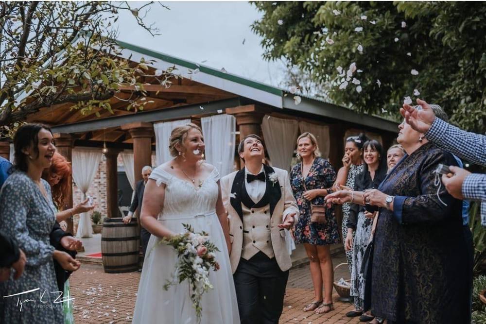 Great-a-tude wedding ceremony moment 44