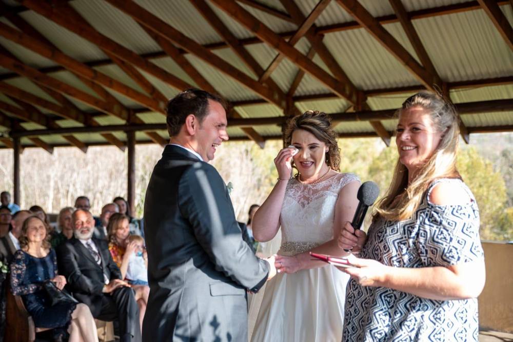 Great-a-tude wedding ceremony moment 45