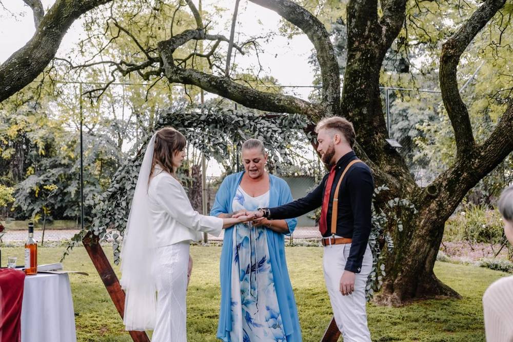 Great-a-tude wedding ceremony moment 46