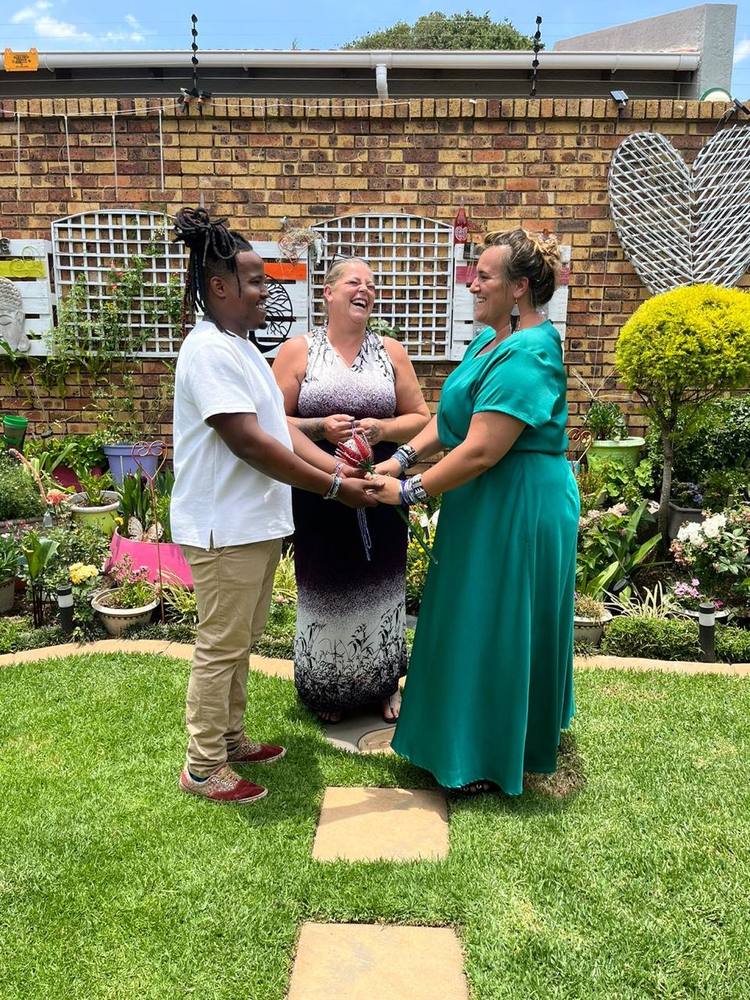 Great-a-tude wedding ceremony moment 47