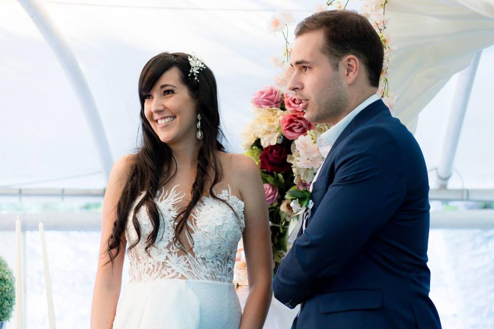 Great-a-tude wedding ceremony moment 49