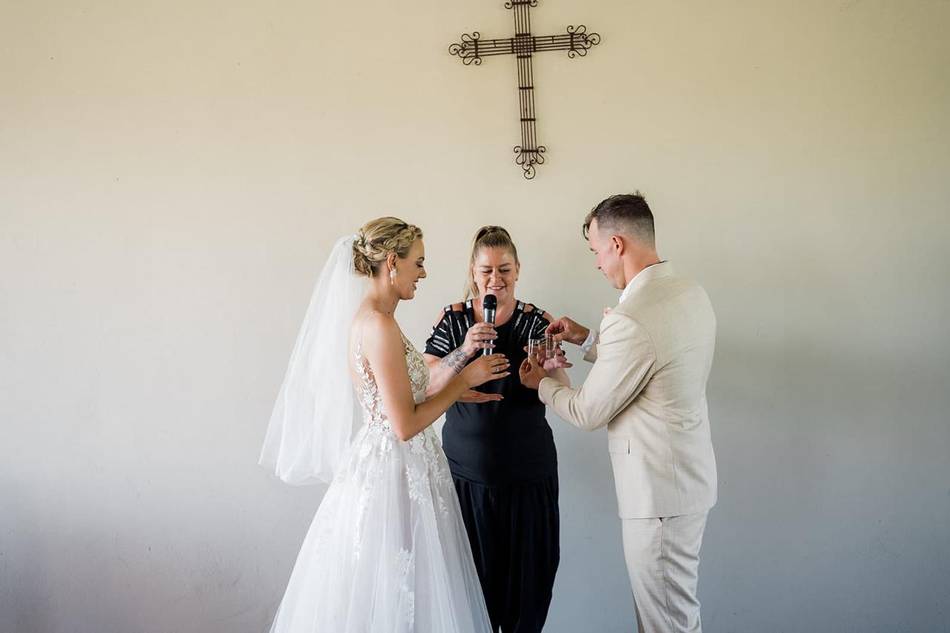 Great-a-tude wedding ceremony moment 5