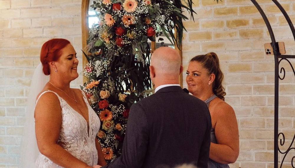 Great-a-tude wedding ceremony moment 50