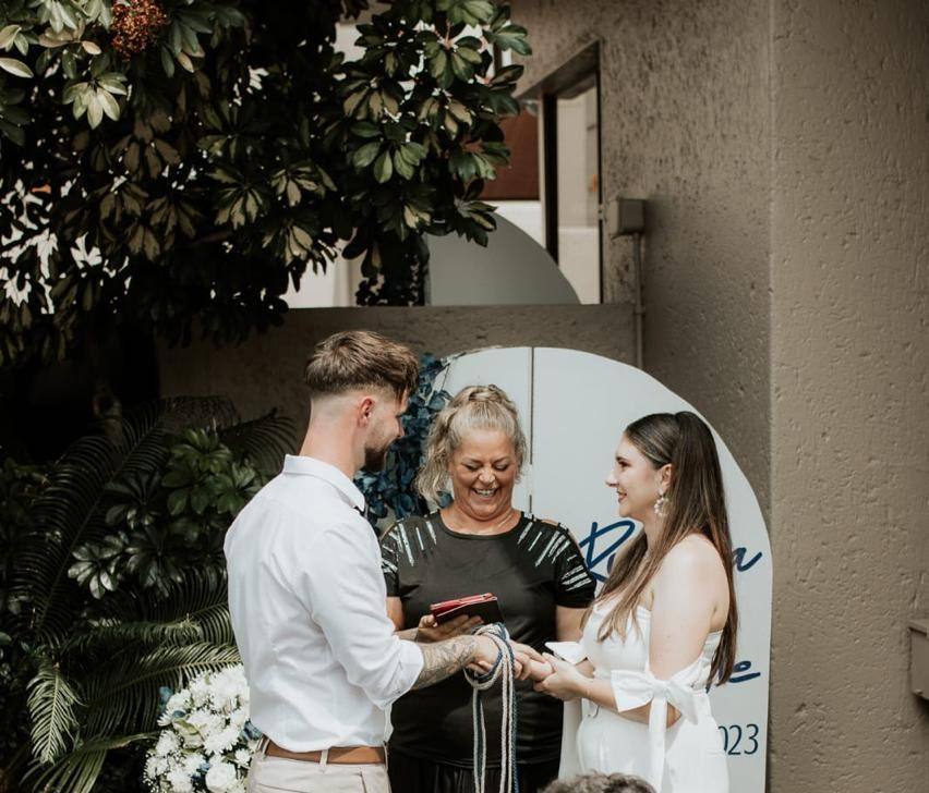 Great-a-tude wedding ceremony moment 54