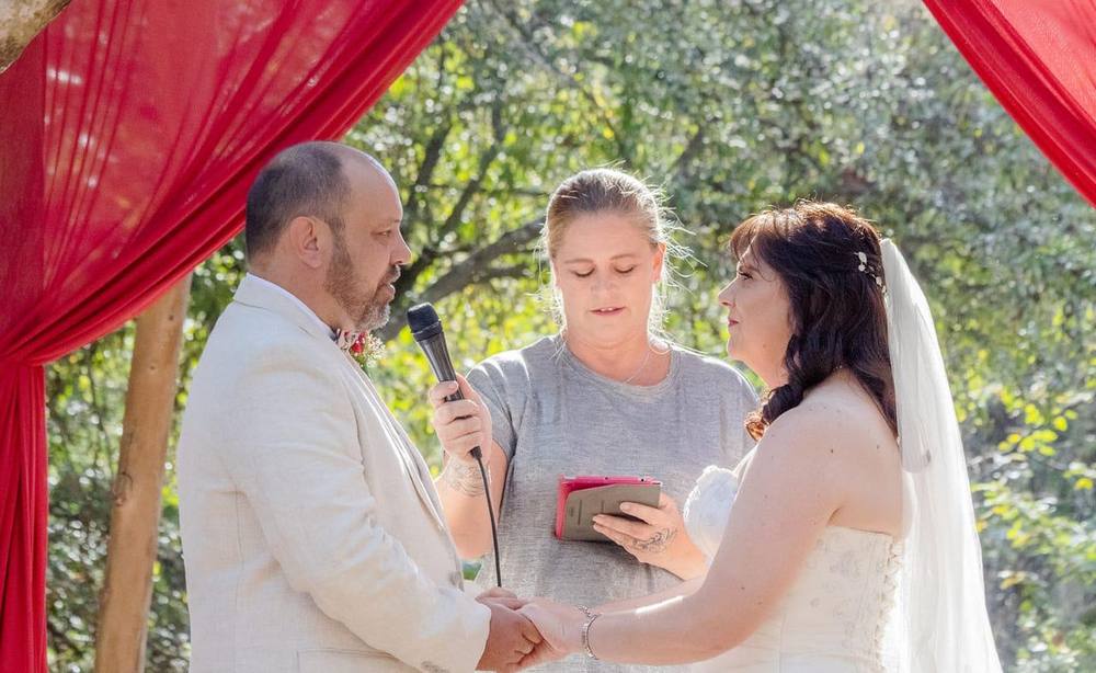 Great-a-tude wedding ceremony moment 55